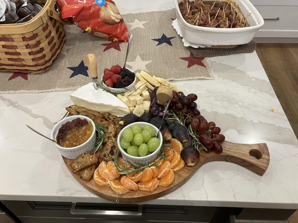 Labor Day charcuterie board!!
