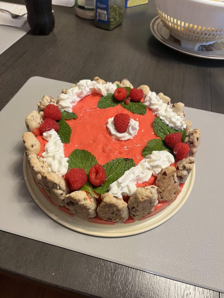 It’s lumpy, but I made a Joy of Jello Charlotte Russe