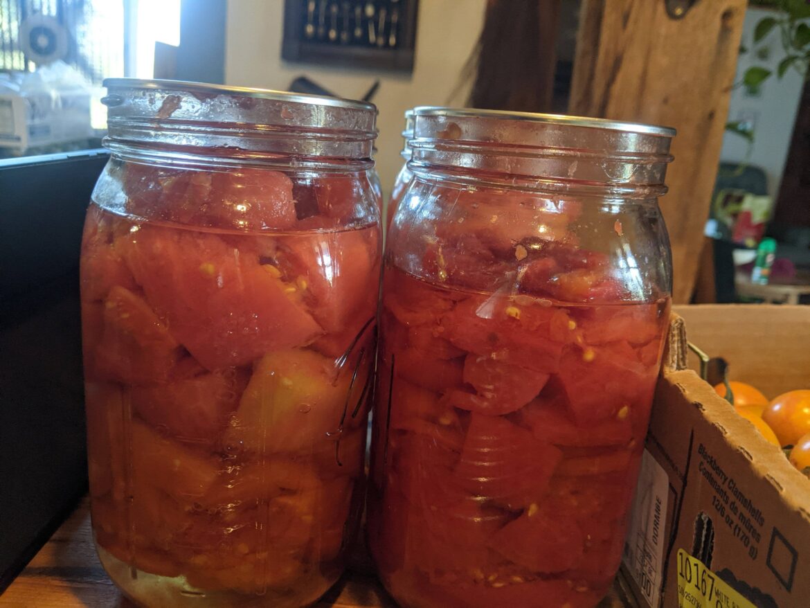 Why did so much liquid boil out of my tomatoes? Are they safe to store?