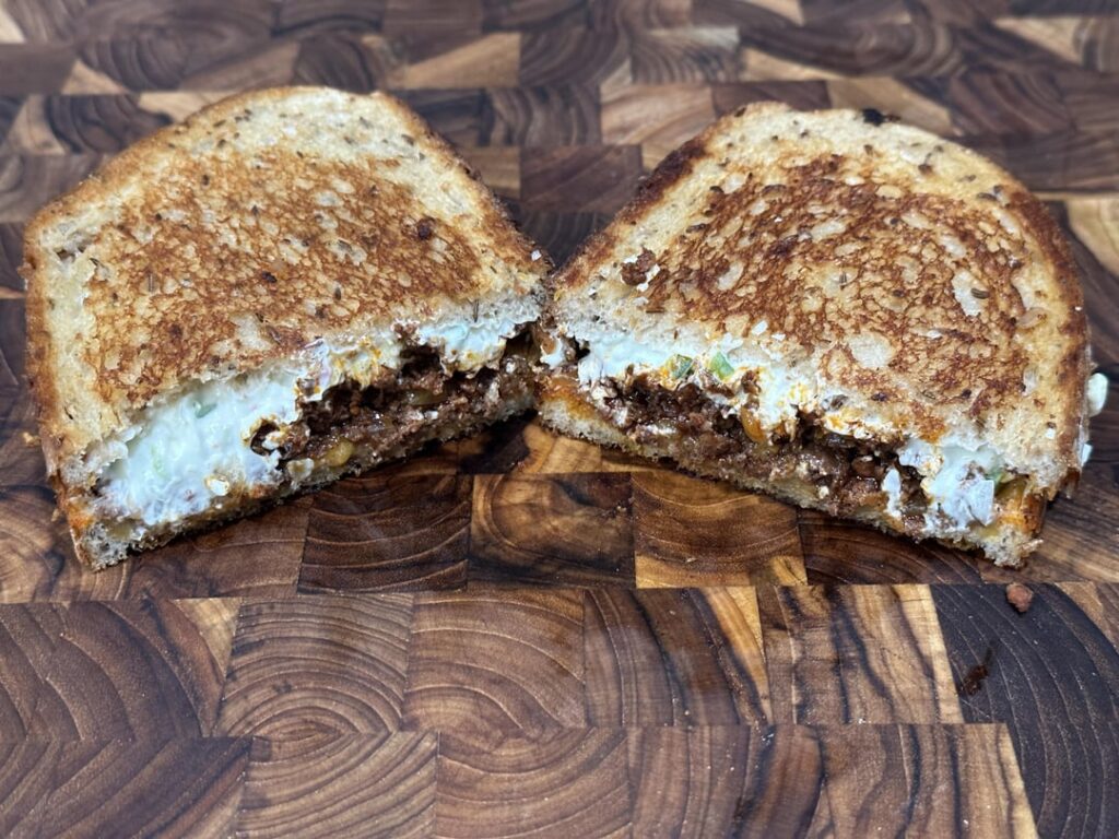 chorizo, colby jack and jalapeño/habanero cream cheese spread