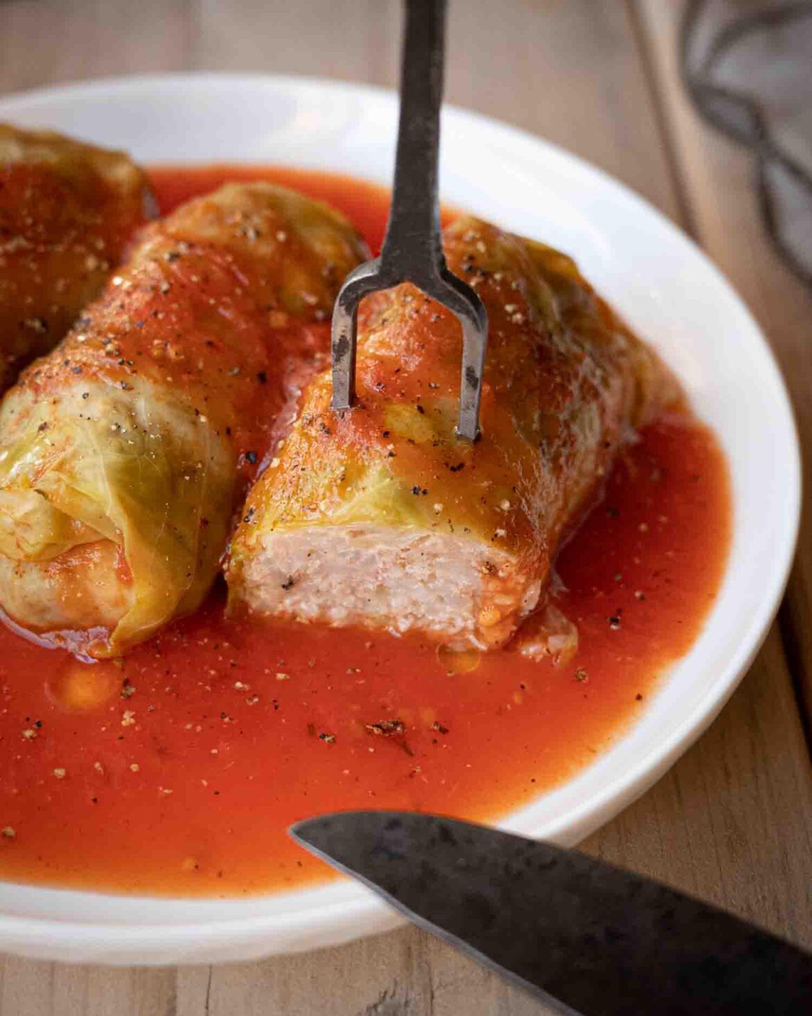 Polish Gołąbki - Stuffed Cabbage Rolls