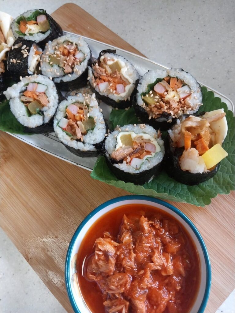 Spicy tuna gimbob