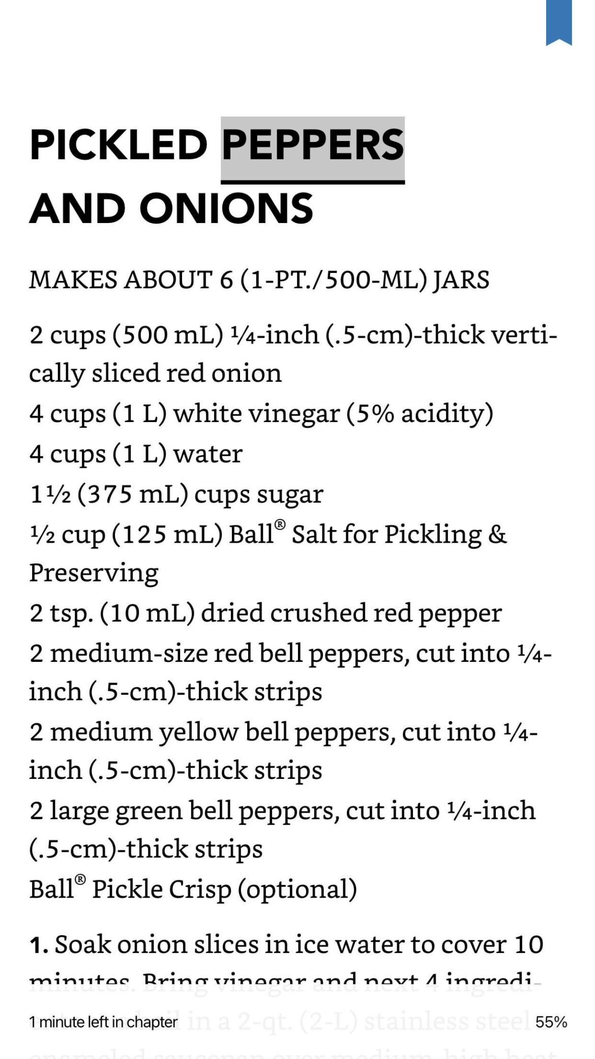 Theory Question – skipping the peppers in pickled pepper mix Theory Question - skipping the peppers in pickled pepper mix