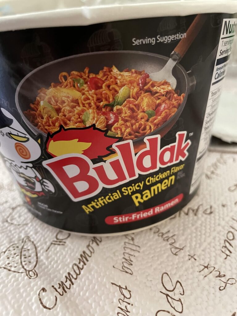 I like spicy noodles.