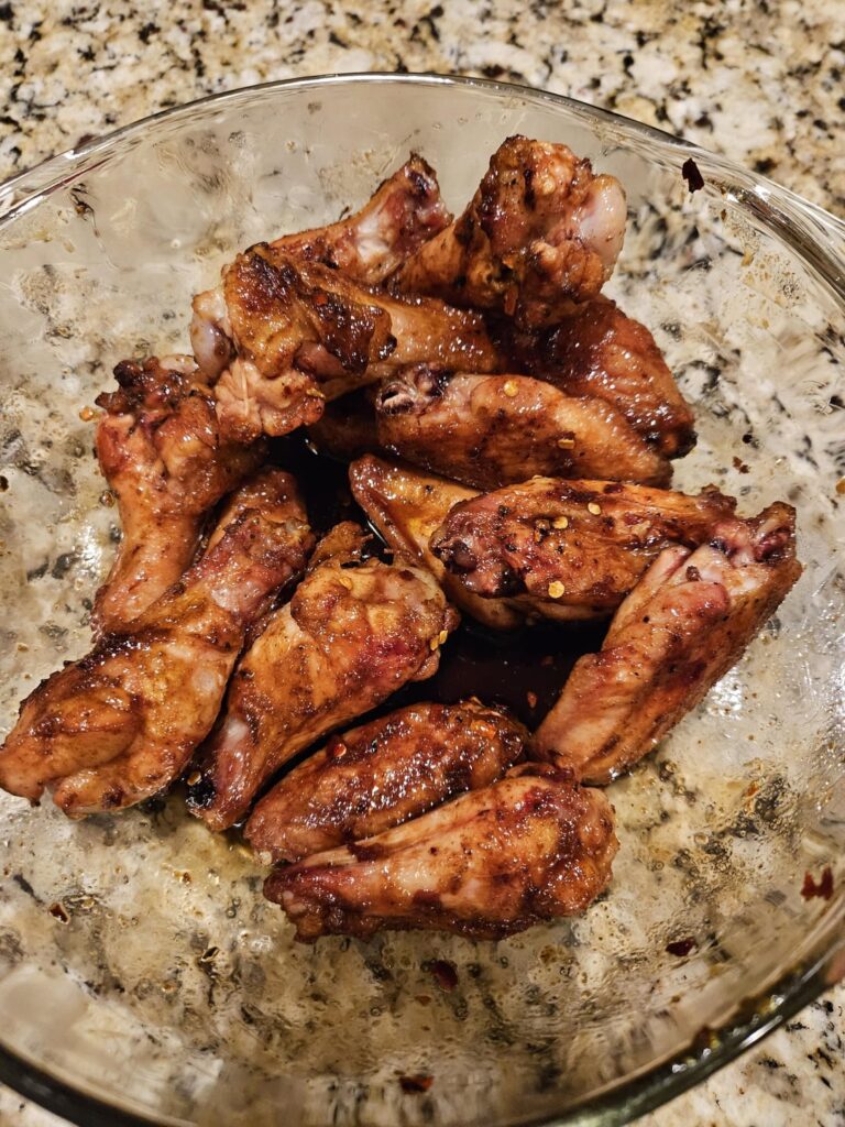 First time doing party wings