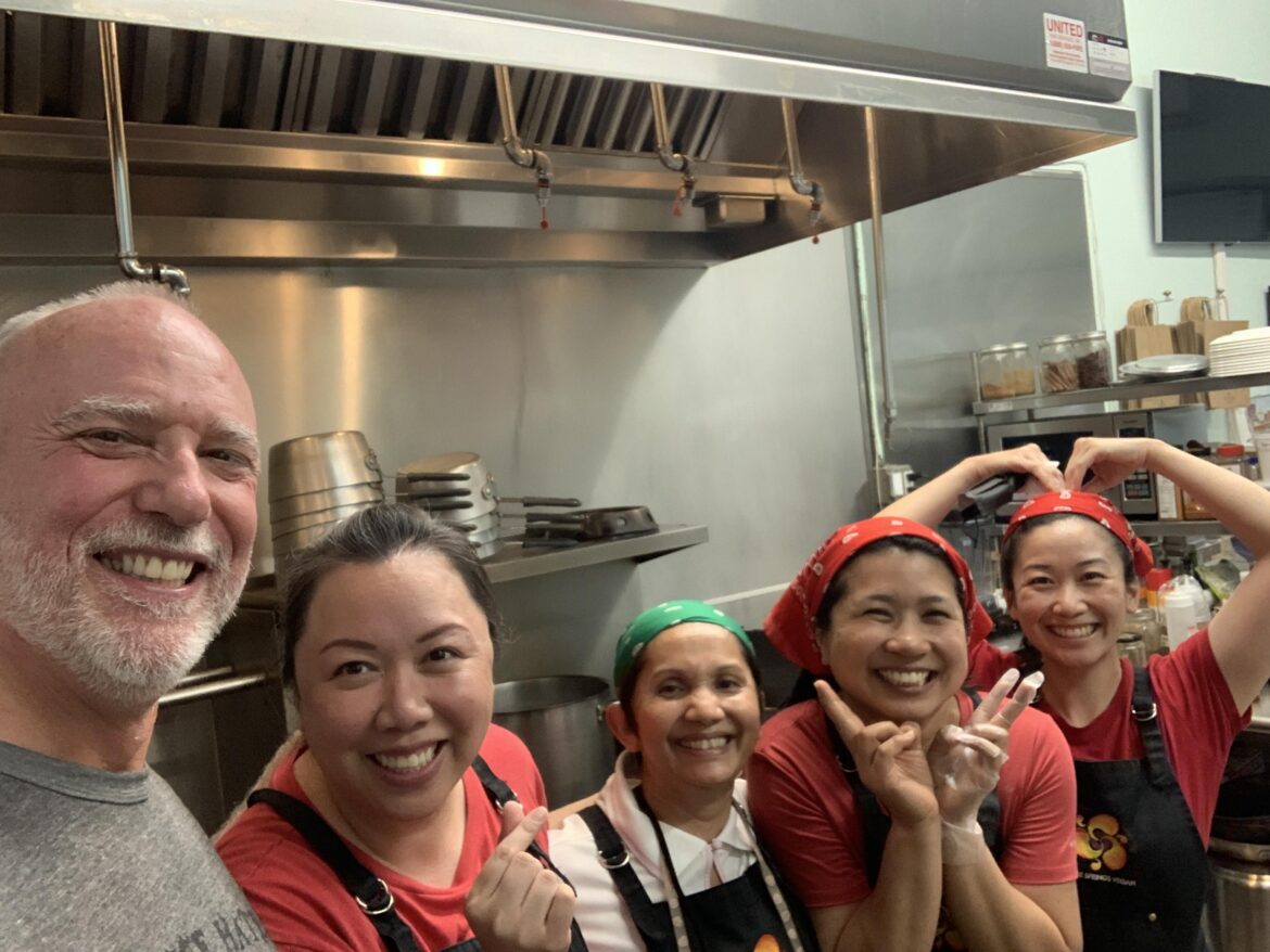 White Springs Cafe, 18 N. Frist Avenue in downtown Arcadia. Our favorite local spot, delish plant-based Thai food prepared by Mama and team. They closed due to tropical storm damager last week and re-open Thursday, August 31st. Hoping to help them have an amazing day after being closed.