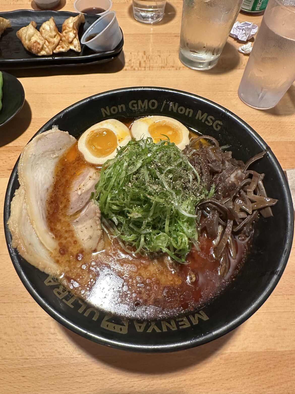 Negi Miso Ramen at Menya Ultra in San Diego