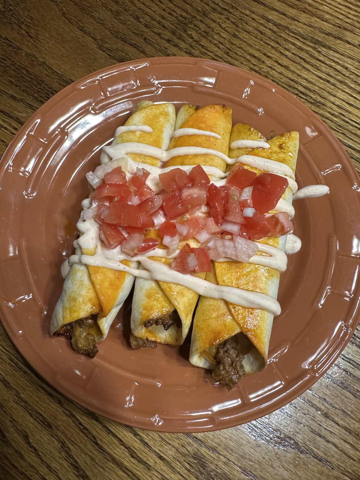 Beef flautas