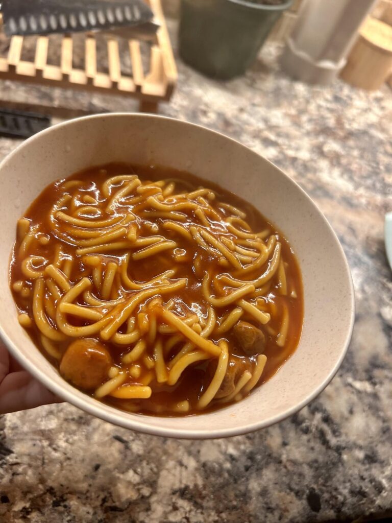 Canned spaghetti