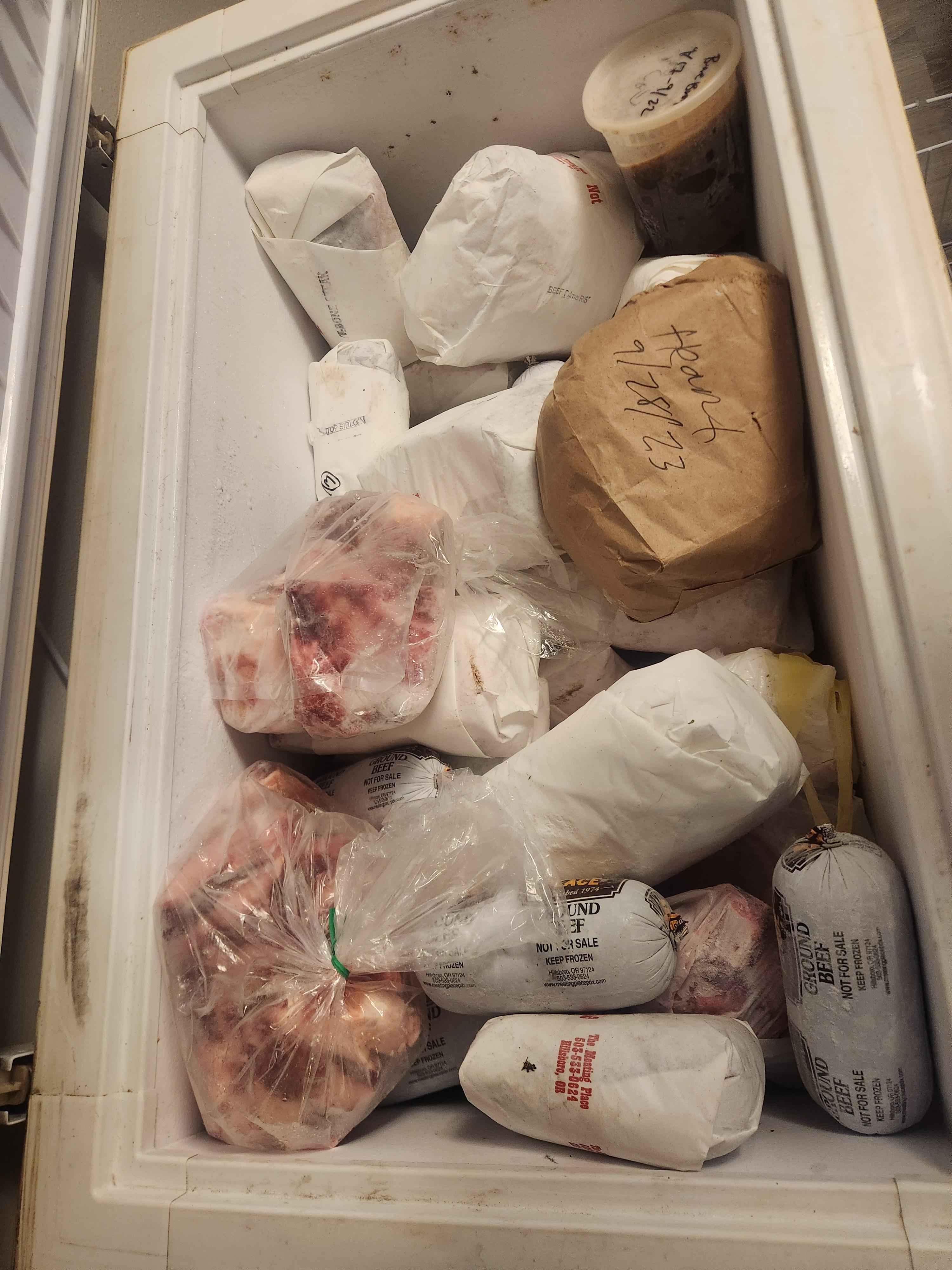 Early christmas! Annual grass fed beef haul Dining and Cooking