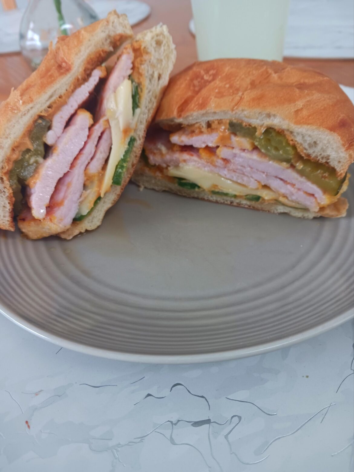 Peameal sandwich. My twist on a Canadian classic.