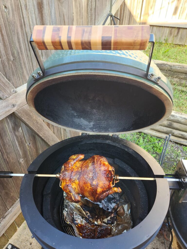 Dressed up Eggs and a dressed up chicken