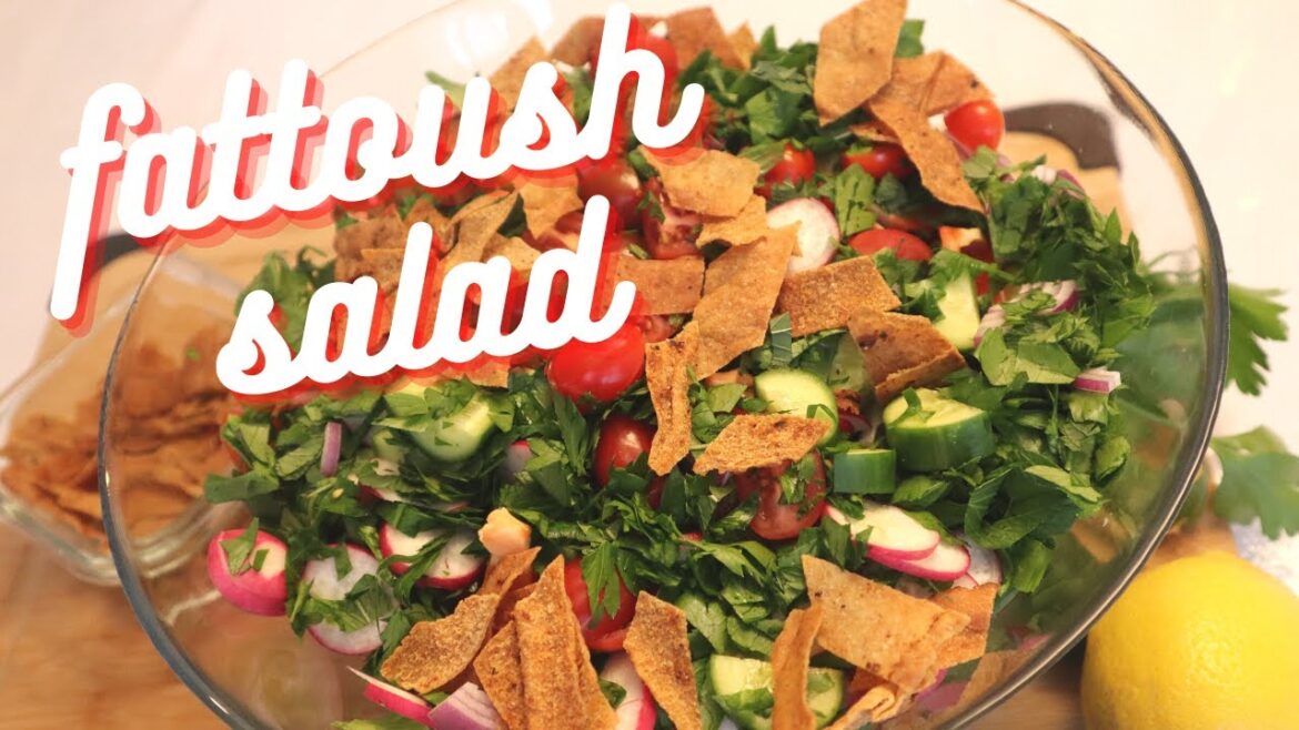 PERFECT AUTHENTIC LEBANESE FATTOUSH SALAD | UN-BORING SALAD IDEAS | Everything But Pasta PERFECT AUTHENTIC LEBANESE FATTOUSH SALAD | UN-BORING SALAD IDEAS | Everything But Pasta