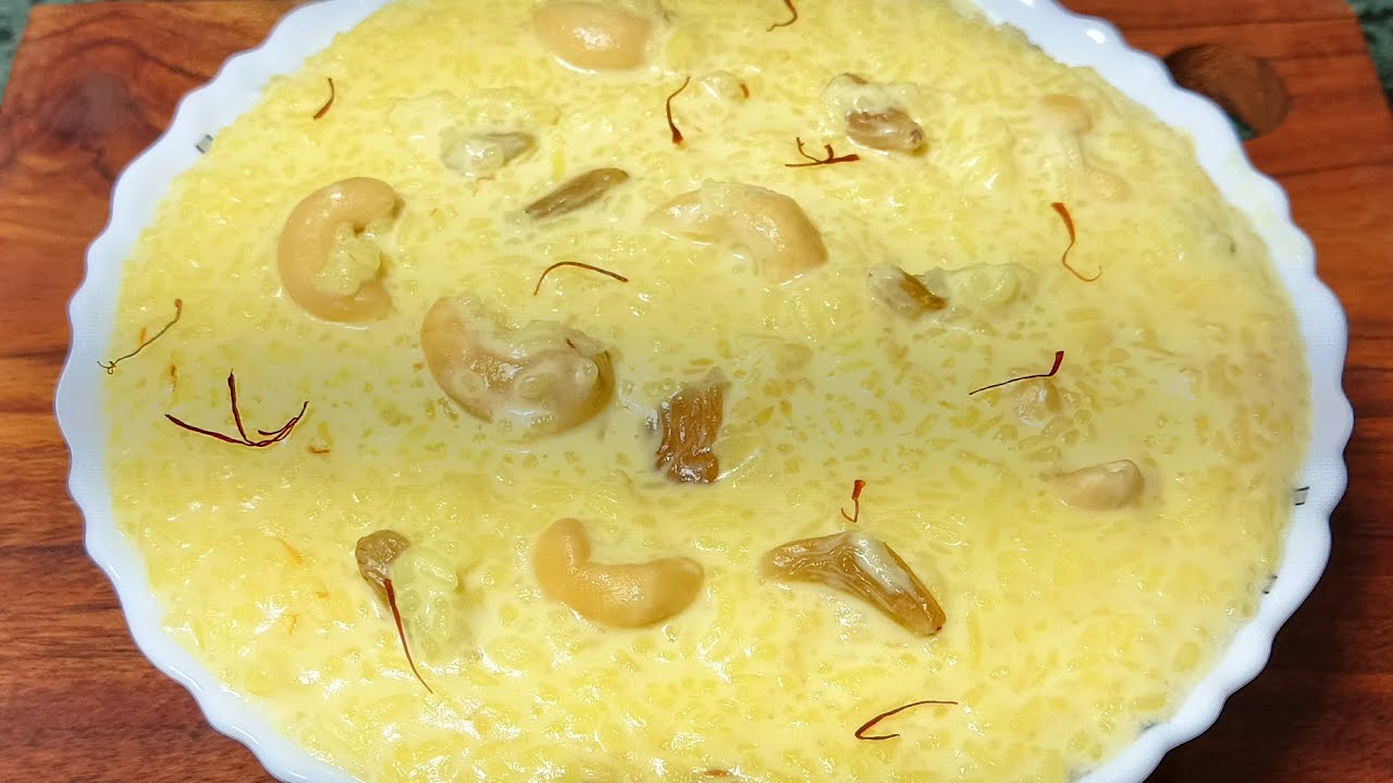 Kesaria kheer recipe rice kheer recipe how to make rice kheer