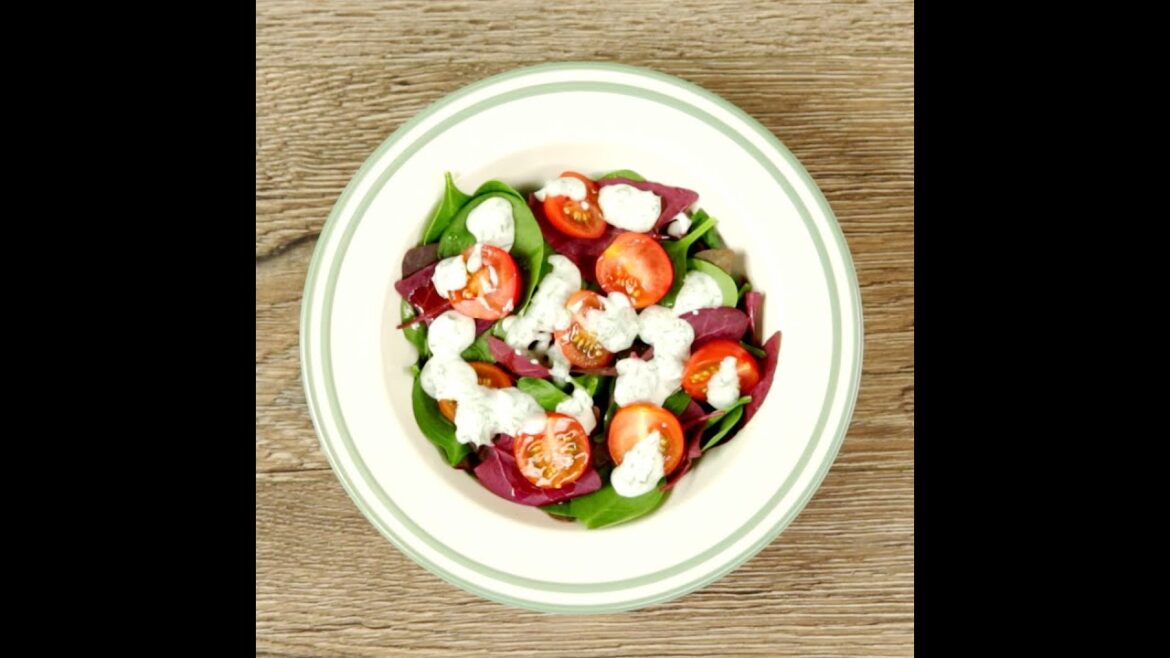 Yogurt Dressing Spinach Salad