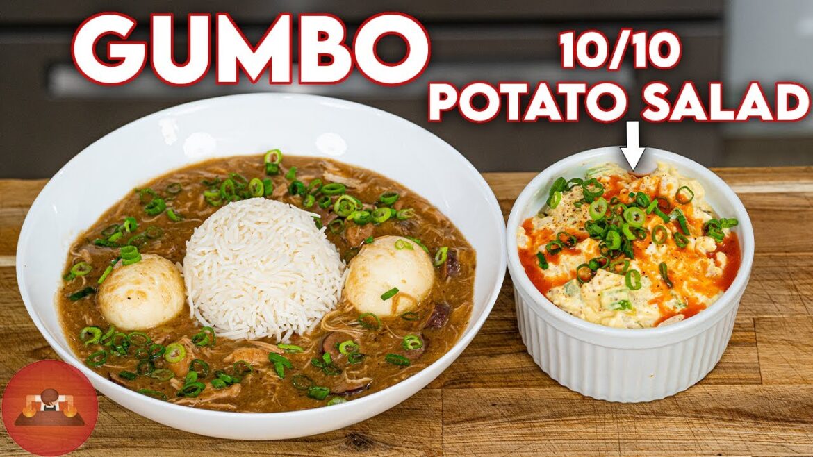 Chicken and Sausage Gumbo With Perfect Potato Salad | 50 States, 50 Plates | Louisiana Chicken and Sausage Gumbo With Perfect Potato Salad | 50 States, 50 Plates | Louisiana