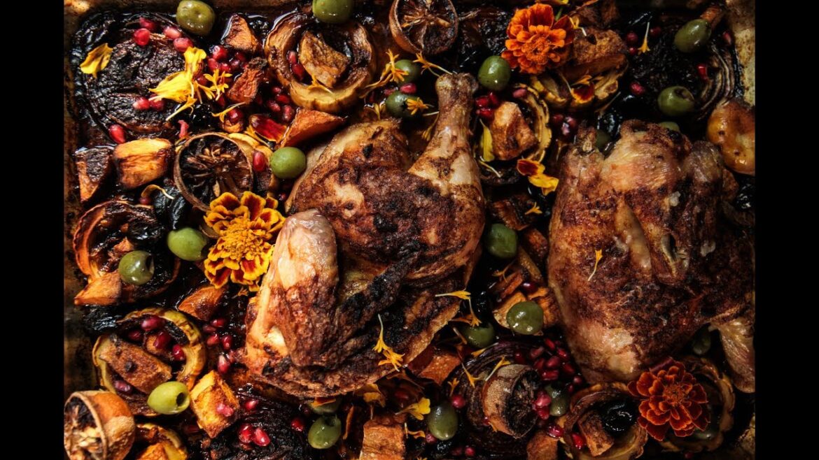 Moroccan Sheet Pan Chicken