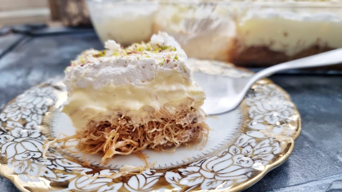 RECETA ME E VECANTE PER KADAIF, KADAIF ME KREM, EKMEK KADAYIFI RECETA ME E VECANTE PER KADAIF, KADAIF ME KREM, EKMEK KADAYIFI