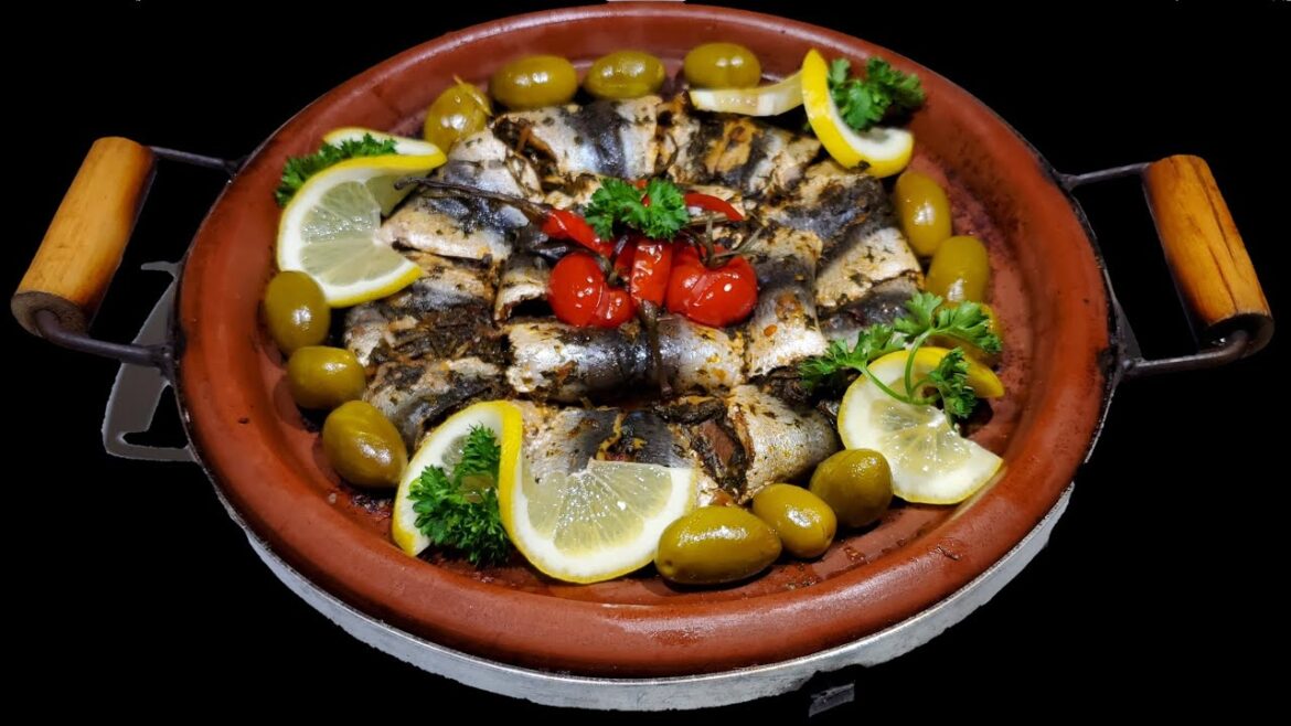 Fish Tagine *** Authentic Moroccan Fresh Sardines ***Mediterranean taste *** The Healthy Food