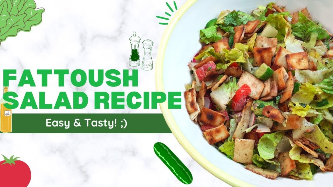 Best Fattoush Salad Recipe (Lebanese style)