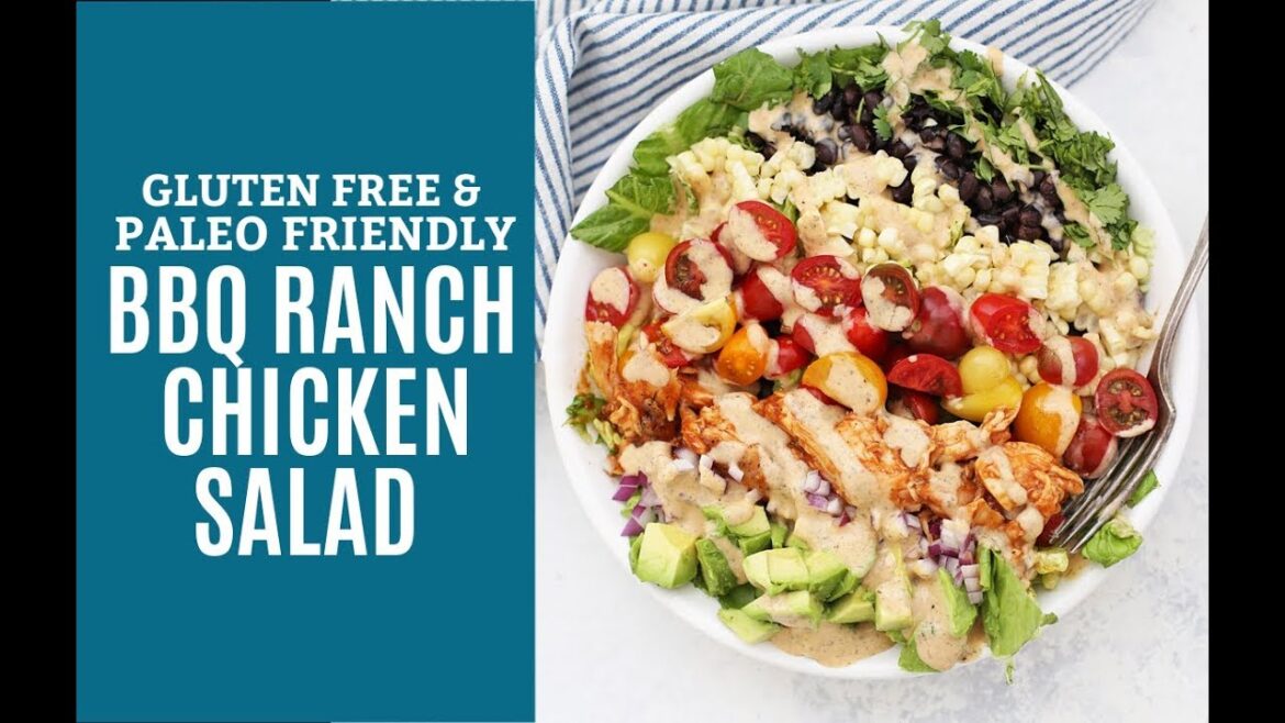 BBQ Ranch Chicken Salad (Gluten Free & Paleo Friendly) BBQ Ranch Chicken Salad (Gluten Free & Paleo Friendly)