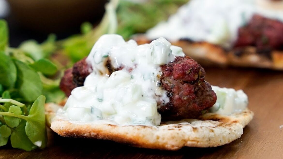 Greek-style Lamb Koftas