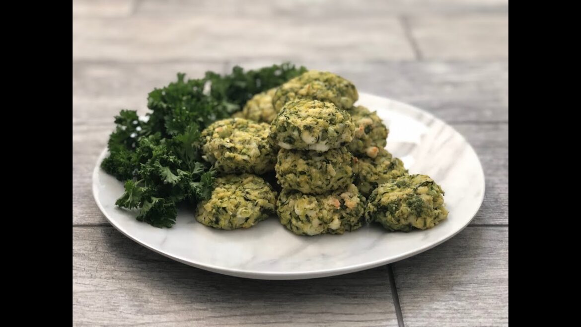Greek Baked Zucchini Cakes (Kolokithokeftedes)