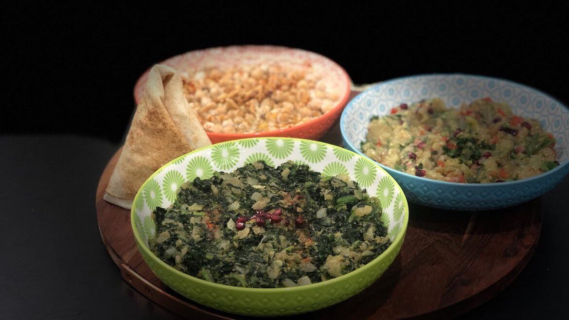 Mediterranean afternoon brunch #chickpeas #spinach,burgal and coriander #chargrilled eggplant salad Mediterranean afternoon brunch #chickpeas #spinach,burgal and coriander #chargrilled eggplant salad