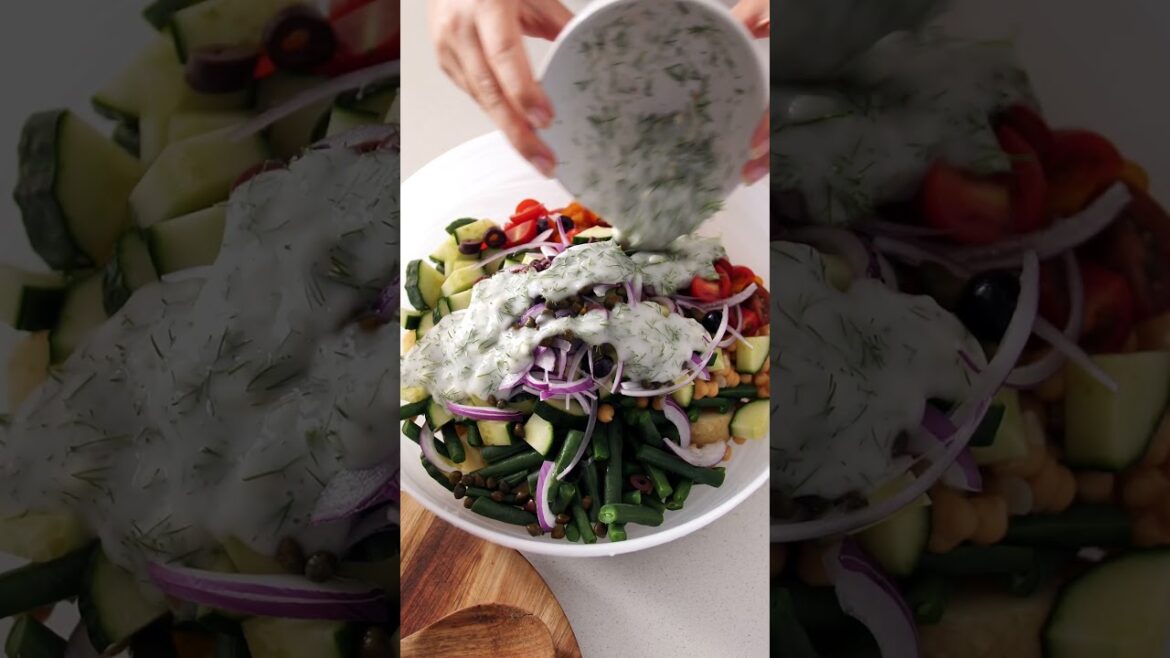 Greek Potato Salad #plantbasedrecipes