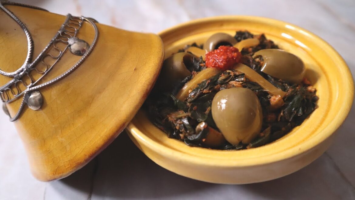 Spicy Moroccan Spinach (side dish) - سبانخ (خبيزة) حارة على الطريقة المغربية