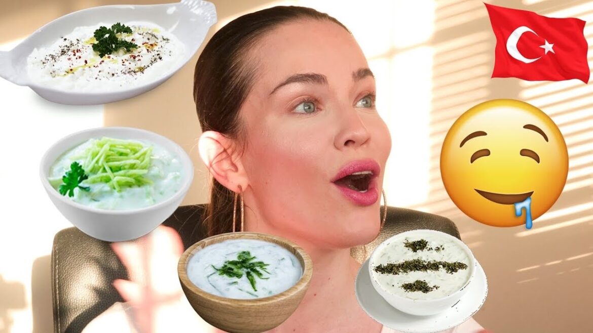 How To Make The Tastiest Tzatziki Sauce (Turkish Cacik) | Unintentional ASMR