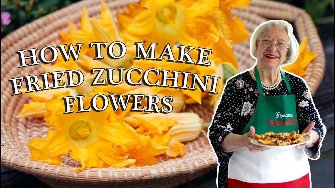 Fiori di Zucca Fritti | Kitchen on the Cliff with Giovanna Bellia LaMarca