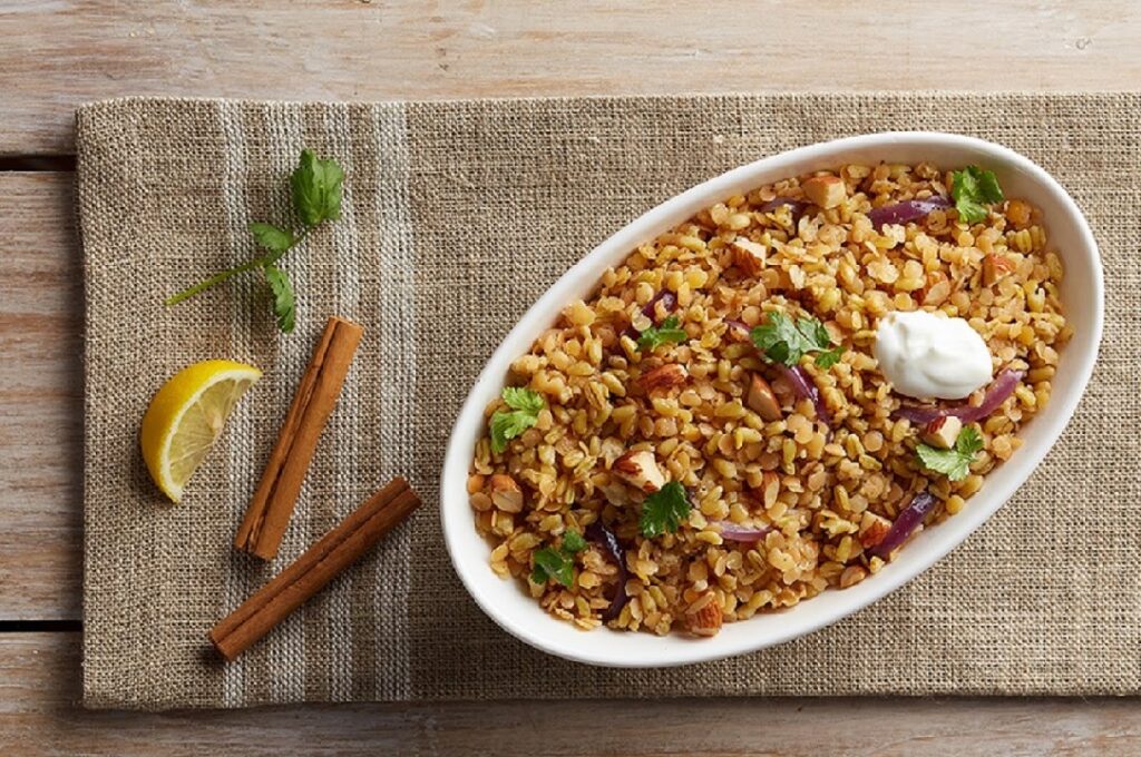 Lebanese Freekeh with Lentils & Onions Recipe Lebanese Freekeh with Lentils & Onions Recipe