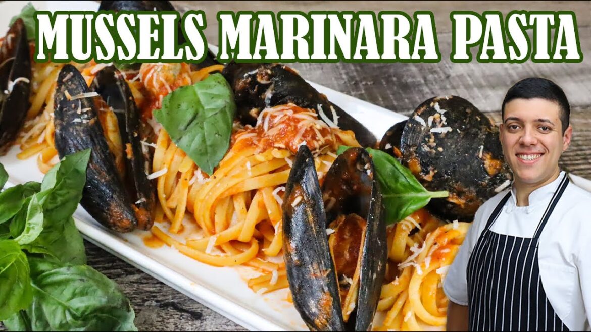 The Best Mussels Marinara Pasta Recipe | One of the Easiest Seafood Appetizers Made as a Pasta Dish