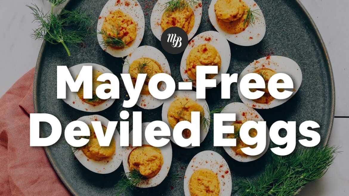 Mayo-Free Deviled Eggs | Minimalist Baker Recipes Mayo-Free Deviled Eggs | Minimalist Baker Recipes
