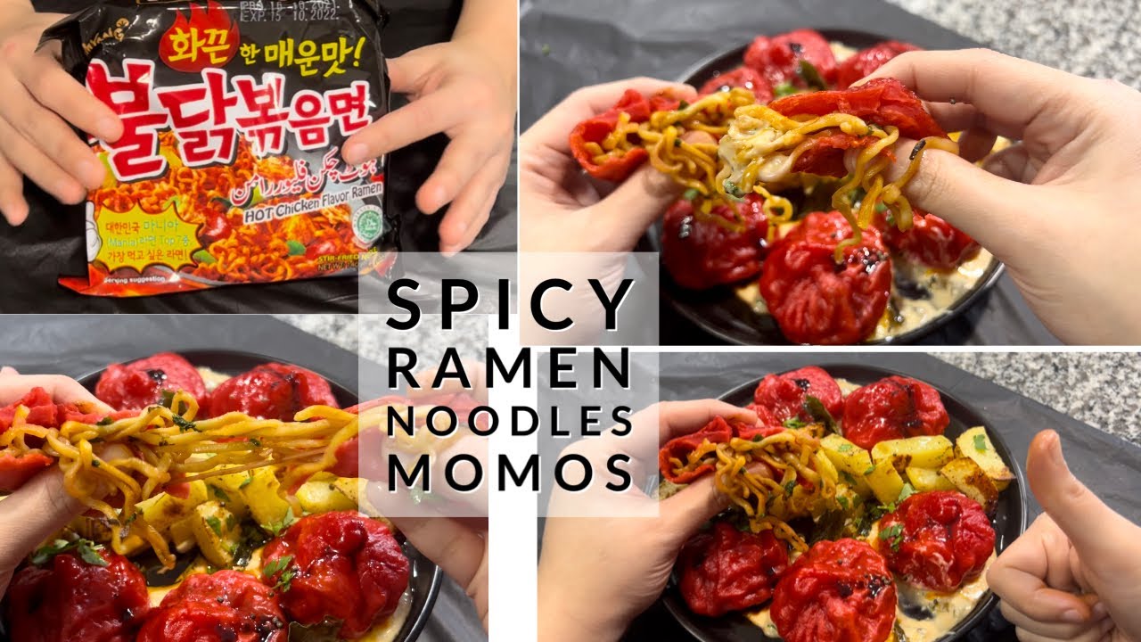 Ramen noodles momos | vegetables Momos |easy veg noodles momos with