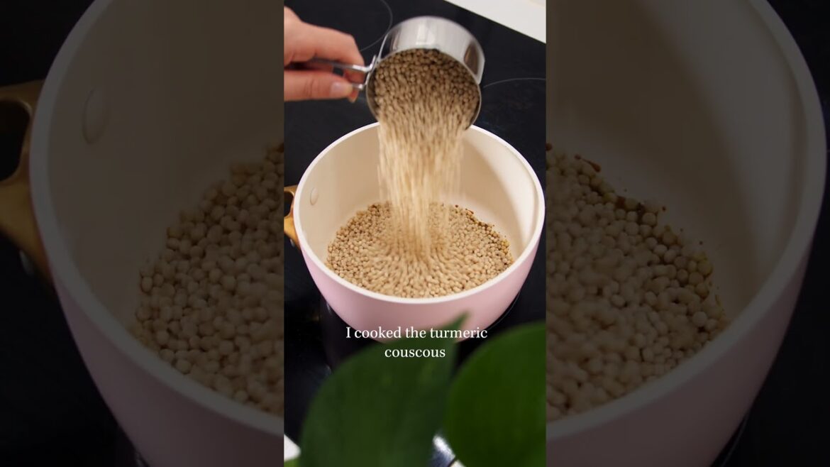 Pearl Couscous & Roasted Veggie Salad #plantbasedrecipes