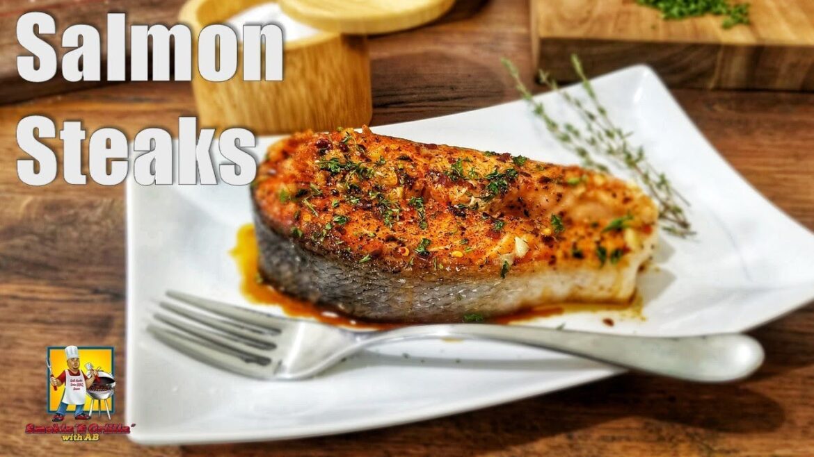Honey Garlic Salmon Steaks | Salmon Recipe