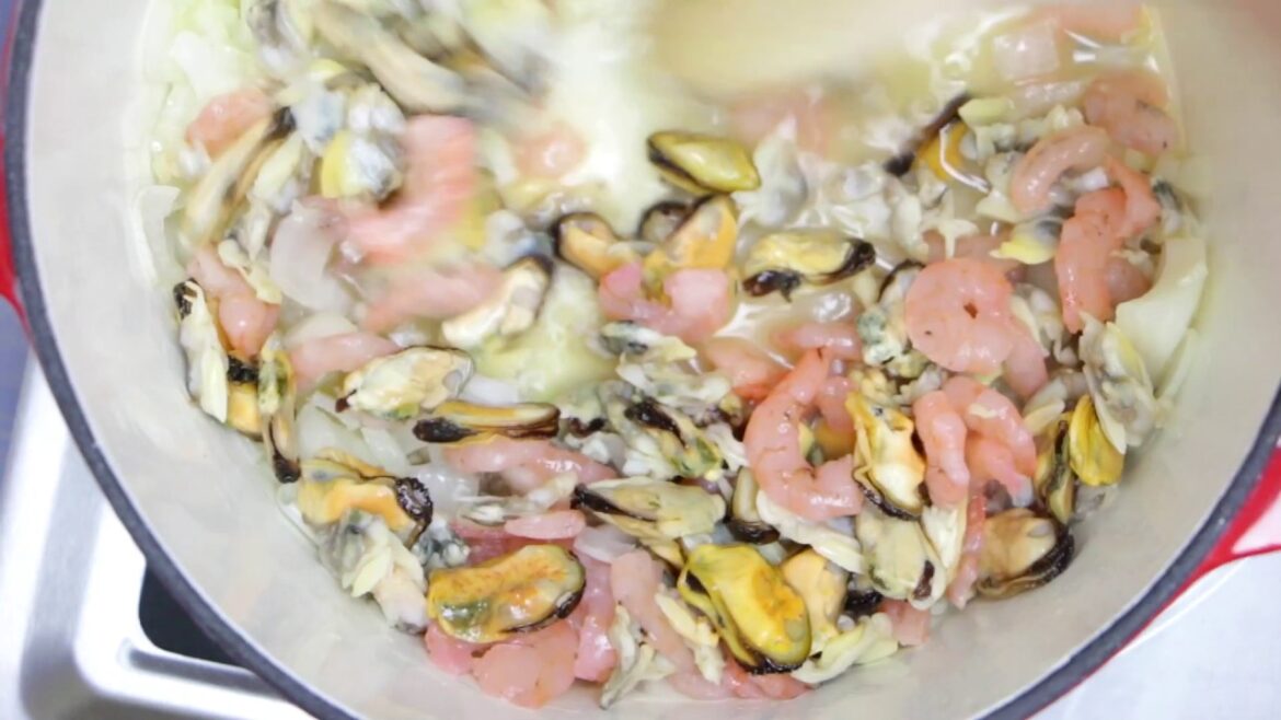 Risotto with Nettuno seafood mix