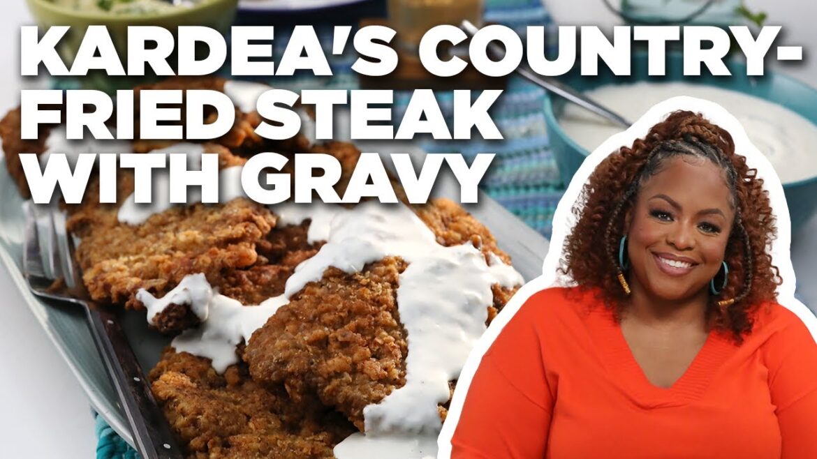 Kardea Brown's Country-Fried Steak with Gravy | Delicious Miss Brown | Food Network