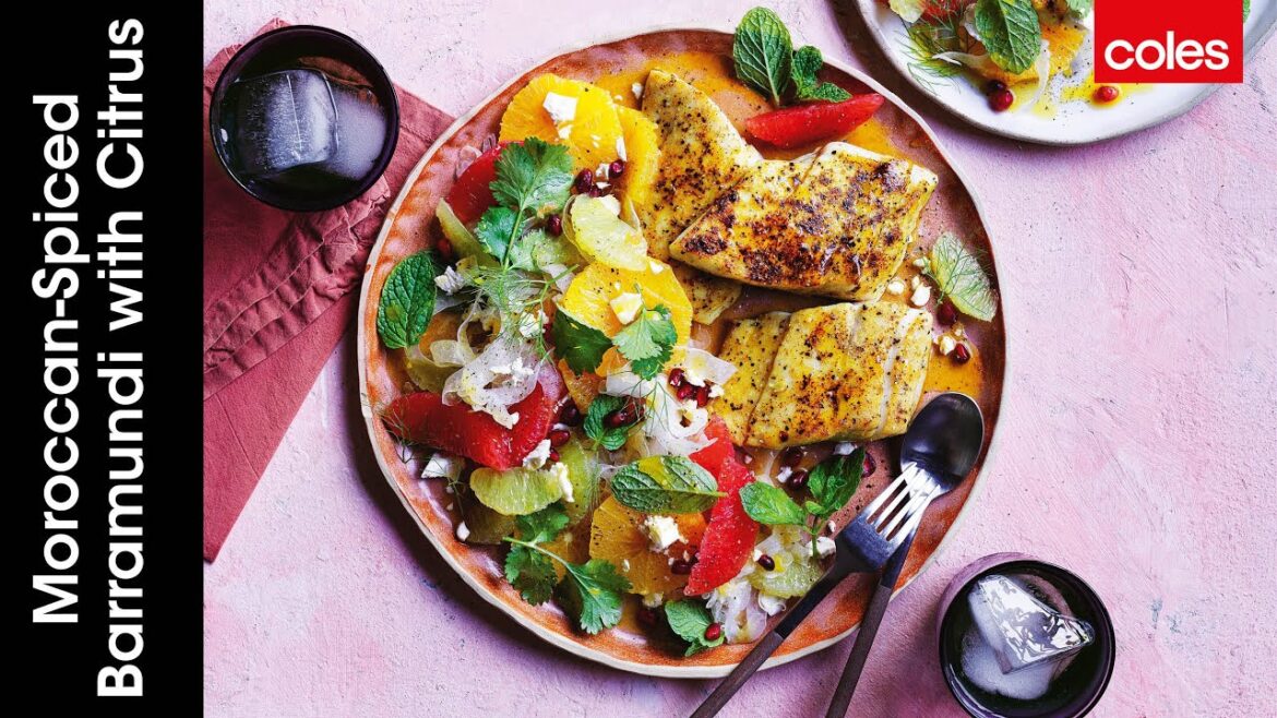 Moroccan-spiced Barramundi with Citrus Salad