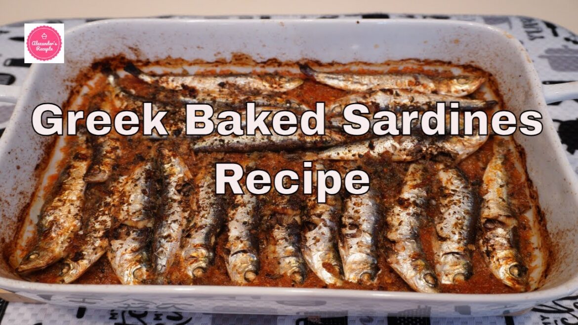 Greek Baked Sardines Recipe