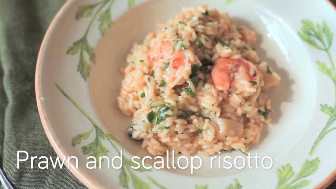 Prawn and scallop risotto | Video recipe