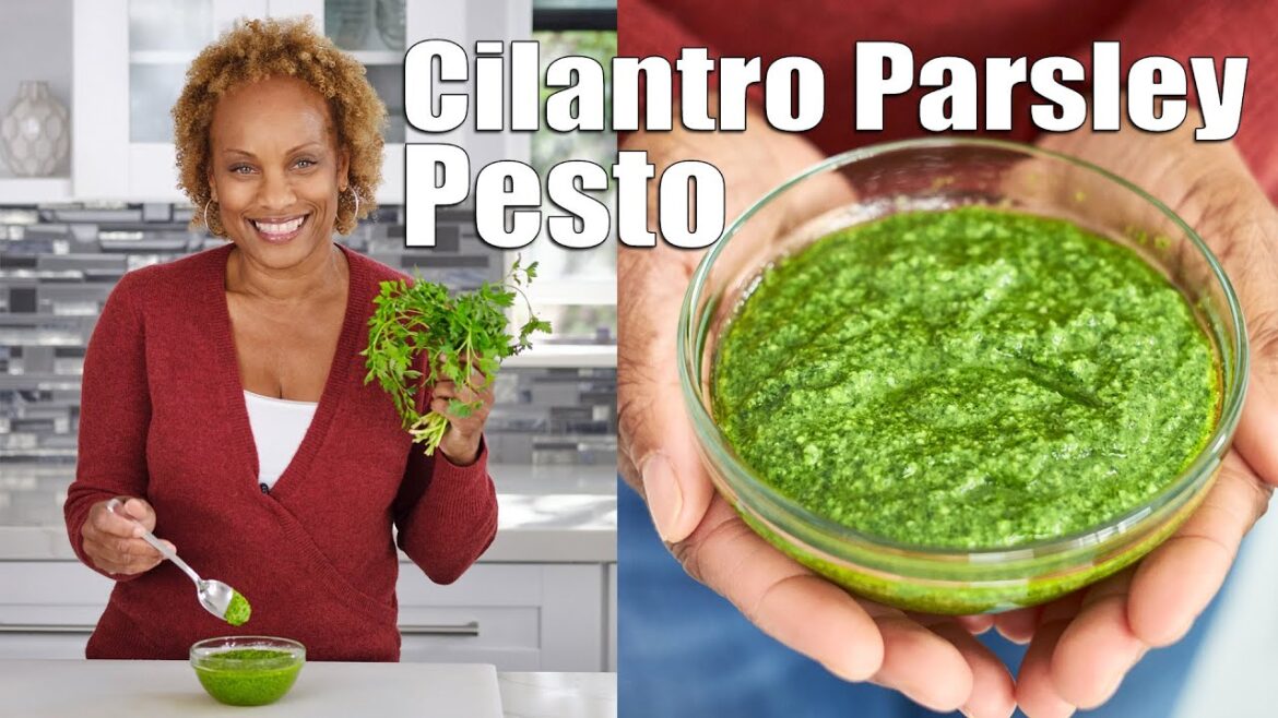 Cilantro Parsley Pesto Sauce | gluten-free Cilantro Parsley Pesto Sauce | gluten-free