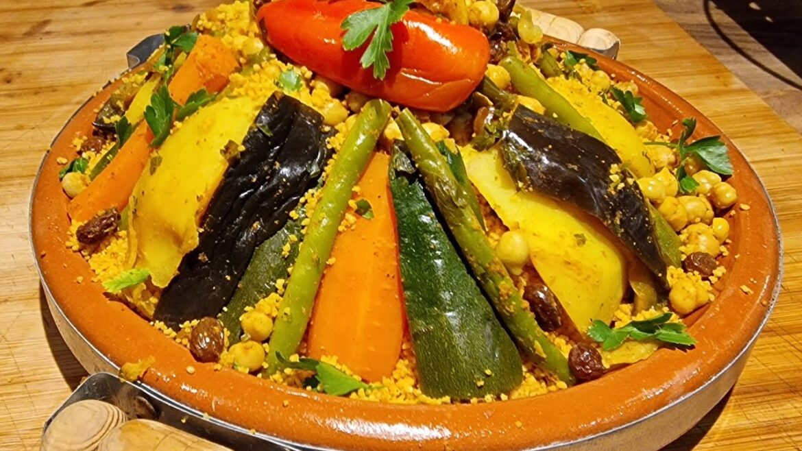 Authentic Morrocan Tagine with Couscous & Vegetable Authentic Morrocan Tagine with Couscous & Vegetable