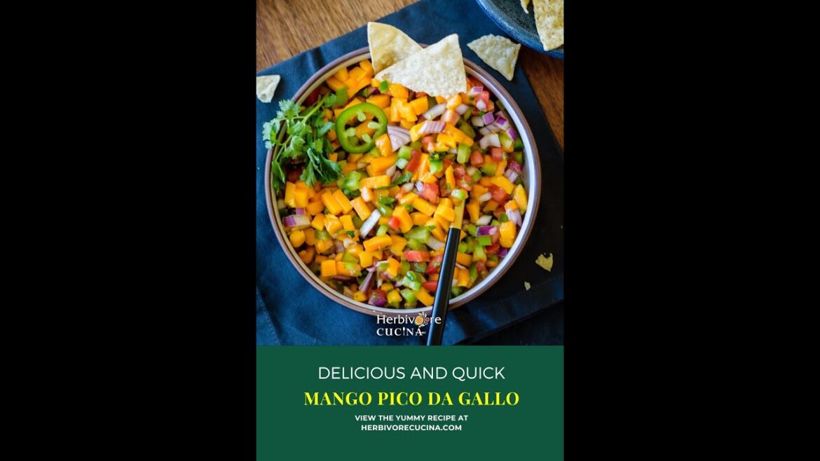 Mango Salsa | Pico De Gallo | Instant Mango Salsa