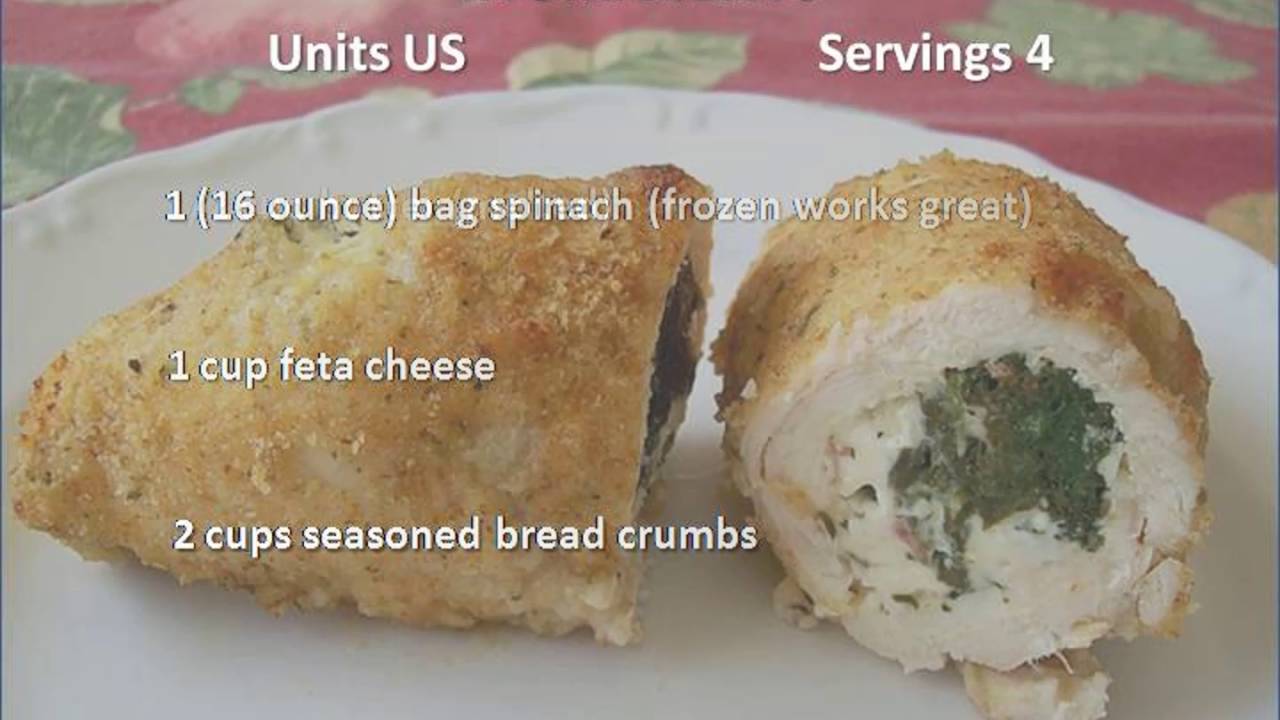 Spinach and Feta Stuffed Chicken Breast Quick and Easy recipe Dining
