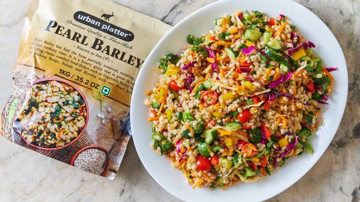 Asian Inspired Pearl Barley Salad Asian Inspired Pearl Barley Salad