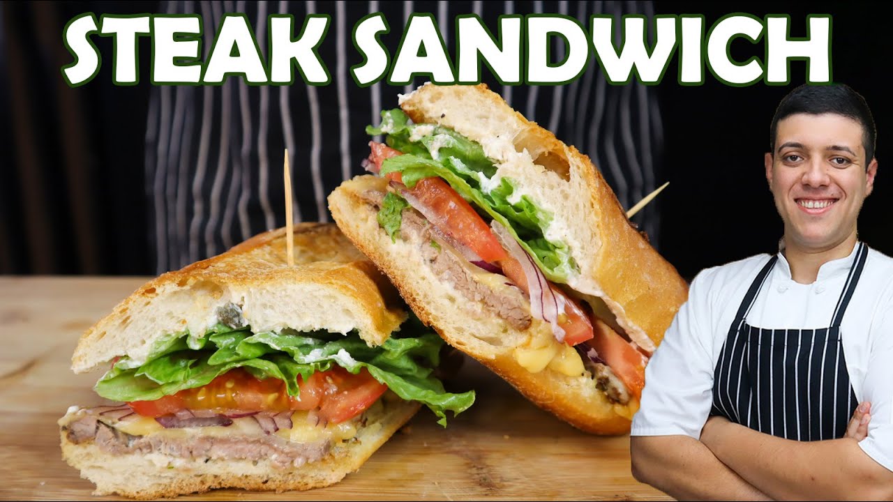 The Ultimate Flank Steak Sandwich Recipe with Horseradish Sauce by
