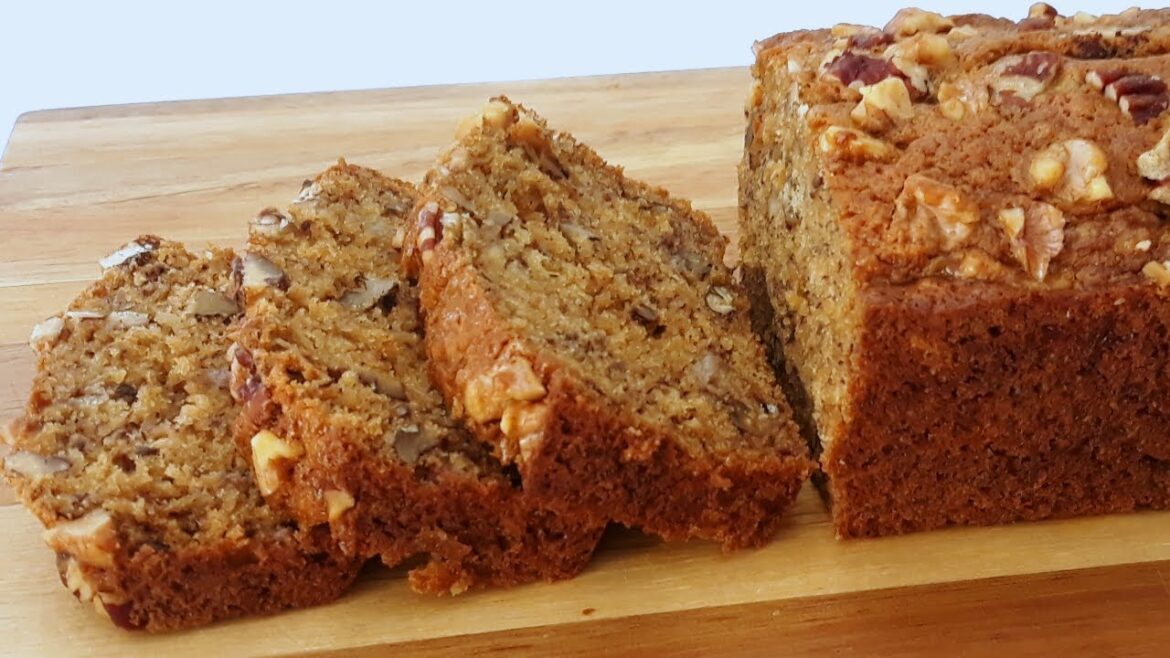 Banana Nut Bread Recipe | How To Make Banana Nut Bread  | Banana Bread Recipe